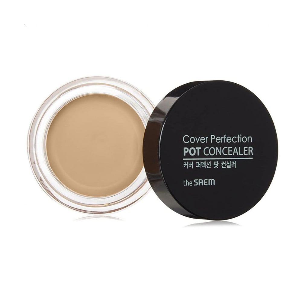 Кремовий консилер для обличчя The Saem Cover Perfection Pot Concealer 0.5 Ice Beige, 4 г
